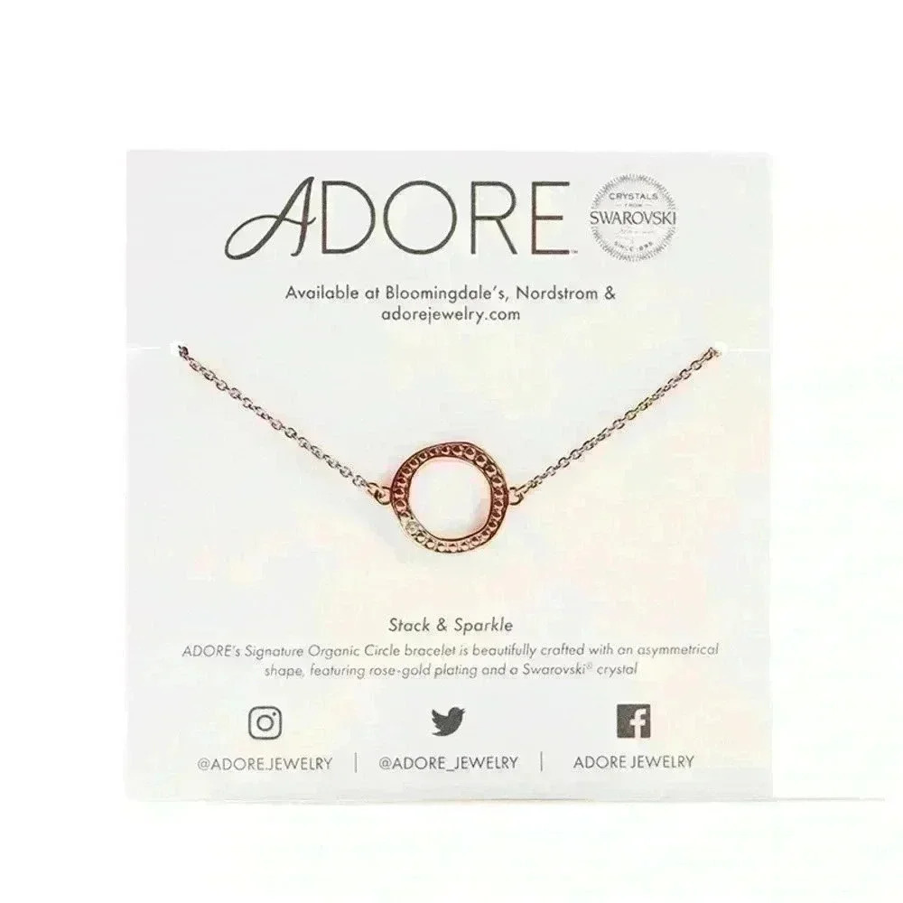 Adore by Swarovski® Organic Circle Bracelet